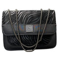 Luxury Women’s Shoulder Bag in Charcoal Black Faux Leather for Casual, Work, and Formal Use