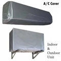 Dust Proof AC Cover Set for 1 Ton | Non-Waterproof Non-Woven Fabric | Indoor & Outdoor Protection (2 Pcs)