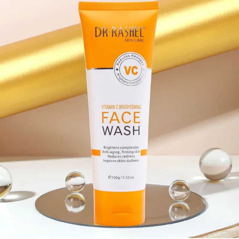 Vitamin C Brightening Dr. Rashel Face Wash  | Anti-Aging & Skin Brightening Cleanser  | 100g
